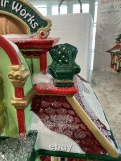 Department 56 North Pole, Santa's Chair Works NIB