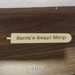 Department 56 North Pole Santa's Sweet Shop Katie's Candied Apples Illuminated