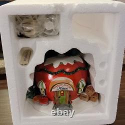 Department 56 North Pole Santa's Sweet Shop Katie's Candied Apples Illuminated