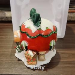 Department 56 North Pole Santa's Sweet Shop Katie's Candied Apples Illuminated