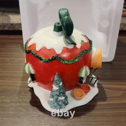 Department 56 North Pole Santa's Sweet Shop Katie's Candied Apples Illuminated