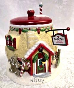 Department 56 North Pole Santa's Sweet Shop North Pole Cookie Exchange EUC