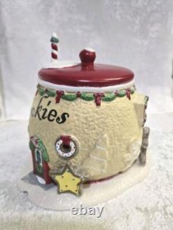 Department 56 North Pole Santa's Sweet Shop North Pole Cookie Exchange EUC