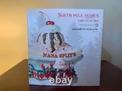 Department 56 North Pole Series 2012 Nana Split's Ice Cream Parlor NEW