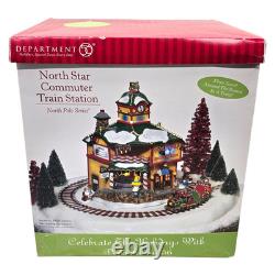 Department 56 North Pole Series #56782 North Pole Commuter Train Station (Works)
