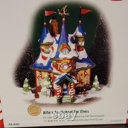 Department 56 North Pole Series Alfie's Toy School Porcelain House 2004