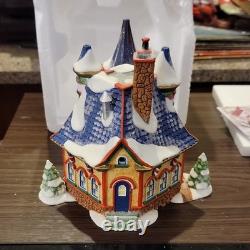 Department 56 North Pole Series Alfie's Toy School Porcelain House 2004