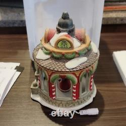 Department 56 North Pole Series Anniversary Gazebo Porcelain Illuminated 2016