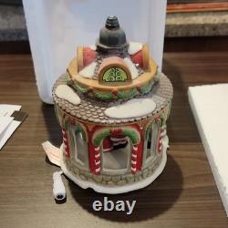 Department 56 North Pole Series Anniversary Gazebo Porcelain Illuminated 2016