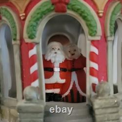 Department 56 North Pole Series Anniversary Gazebo Porcelain Illuminated 2016