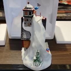 Department 56 North Pole Series Bob's Sled Thrill Ride Porcelain Lighted 2015