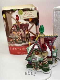 Department 56 North Pole Series Brite Lites Bulb Factory 2 LIGHTS DO NOT WORK