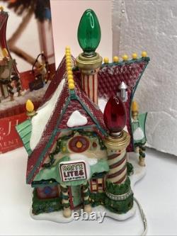 Department 56 North Pole Series Brite Lites Bulb Factory 2 LIGHTS DO NOT WORK