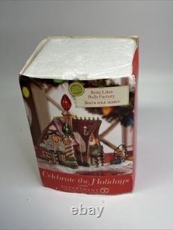 Department 56 North Pole Series Brite Lites Bulb Factory 2 LIGHTS DO NOT WORK