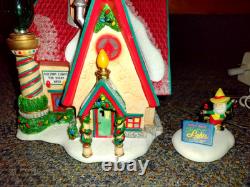 Department 56 North Pole Series Brite Lites Bulb Factory Illuminated House Boxed