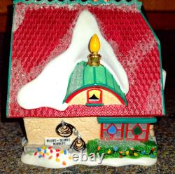 Department 56 North Pole Series Brite Lites Bulb Factory Illuminated House Boxed