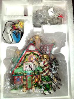 Department 56 North Pole Series Brite Lites Bulb Factory Illuminated House Boxed