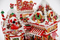 Department 56 North Pole Series- CHRISTMAS SWEET SHOP #56791 MISSING 1 FLAG