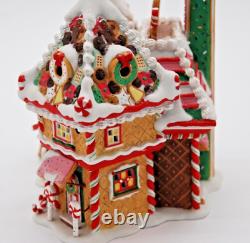 Department 56 North Pole Series- CHRISTMAS SWEET SHOP #56791 MISSING 1 FLAG