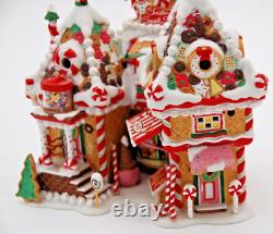 Department 56 North Pole Series- CHRISTMAS SWEET SHOP #56791 MISSING 1 FLAG