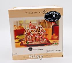 Department 56 North Pole Series- CHRISTMAS SWEET SHOP #56791 MISSING 1 FLAG