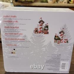 Department 56 North Pole Series Candy Striper Porcelain Illuminated House 2018