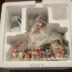 Department 56 North Pole Series Candy Striper Porcelain Illuminated House 2018