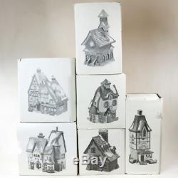 Department 56 North Pole Series Christmas Village Lot 6 Houses Chapel Bakery