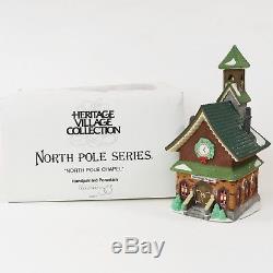 Department 56 North Pole Series Christmas Village Lot 6 Houses Chapel Bakery