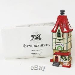 Department 56 North Pole Series Christmas Village Lot 6 Houses Chapel Bakery