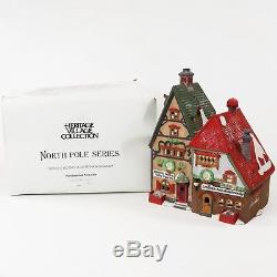 Department 56 North Pole Series Christmas Village Lot 6 Houses Chapel Bakery