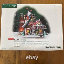 Department 56 North Pole Series Coca Cola Fizz Factory 56754 Never Out Of Box