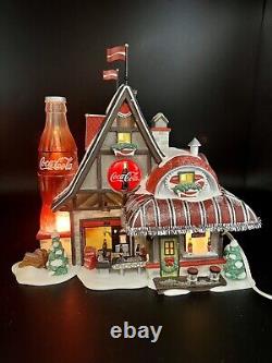Department 56 North Pole Series Coca Cola Fizz Factory Soda Pop #56754 Christmas