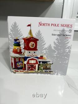 Department 56 North Pole Series Fisher-Price Fun Factory! Never Displayed