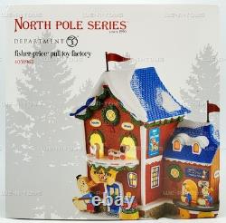 Department 56 North Pole Series Fisher Price Pull Toy Factory 4050962