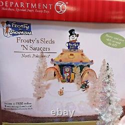 Department 56 North Pole Series Frosty's Sleds N Saucers Christmas Village 56449