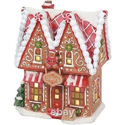 Department 56 North Pole Series Gingerbread Bakery, Lighted Building 6009759