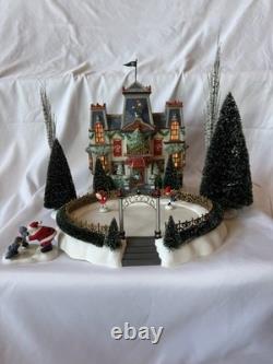 Department 56 North Pole Series Glacier Park Pavilion Animated Lighted Rink