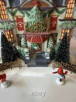 Department 56 North Pole Series Glacier Park Pavilion Animated Lighted Rink