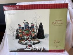 Department 56 North Pole Series Glacier Park Pavilion Animated Lighted Rink