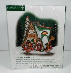 Department 56 North Pole Series Hand Carved Nutcracker Factory #56.56753 2002