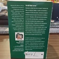 Department 56 North Pole Series Hand Carved Nutcracker Factory Illuminated Box