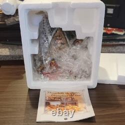 Department 56 North Pole Series Hand Carved Nutcracker Factory Illuminated Box