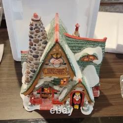 Department 56 North Pole Series Hand Carved Nutcracker Factory Illuminated Box