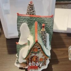 Department 56 North Pole Series Hand Carved Nutcracker Factory Illuminated Box