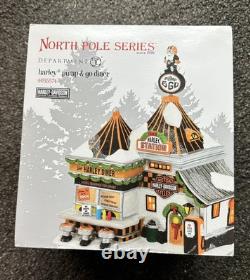 Department 56 North Pole Series Harley Davidson Pump & Go Diner