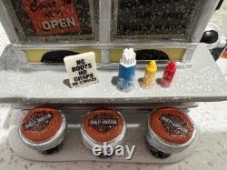 Department 56 North Pole Series Harley Davidson Pump & Go Diner