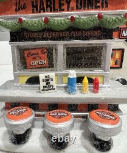 Department 56 North Pole Series Harley Davidson Pump & Go Diner