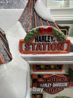 Department 56 North Pole Series Harley Davidson Pump & Go Diner