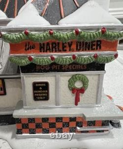 Department 56 North Pole Series Harley Davidson Pump & Go Diner